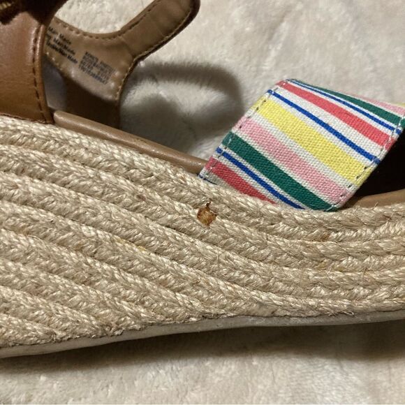 Fun SO Rosebay Multicolor Wedge Sandals Women’s Size 7 - Picture 11 of 13
